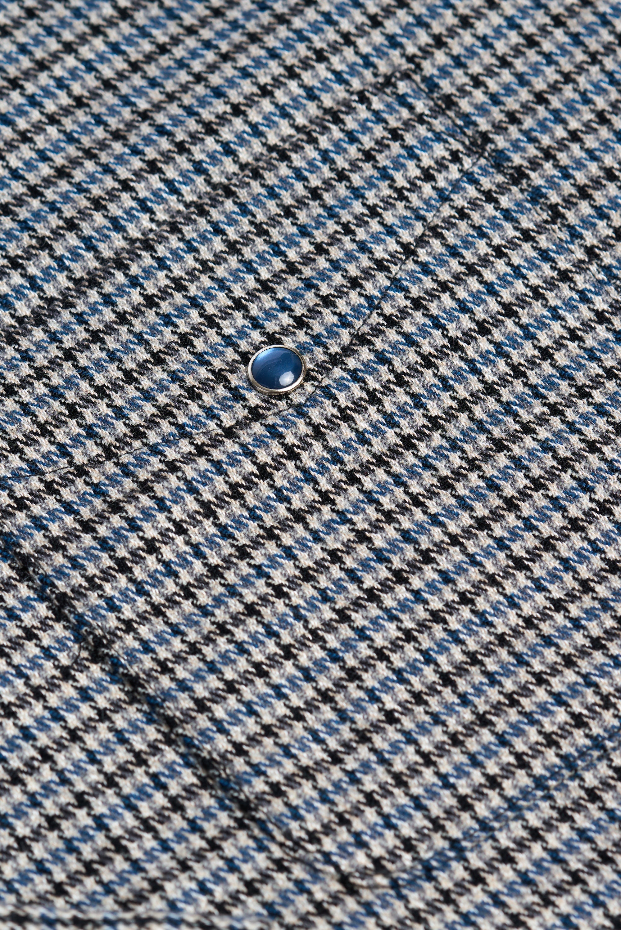 Western Long Sleeve Shirt - Blue Tweed