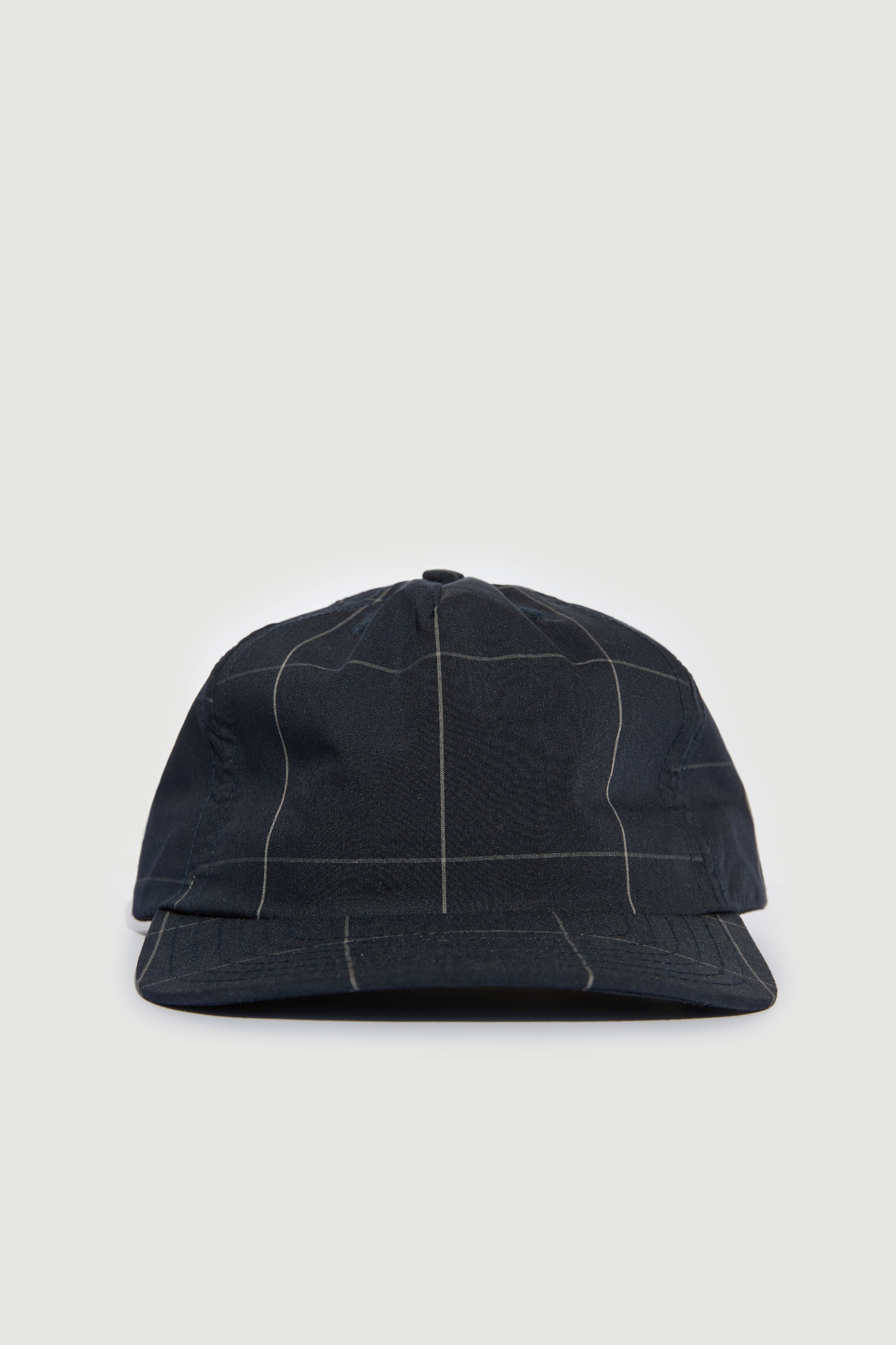 Five Panel Cap - Navy/White Windowpane