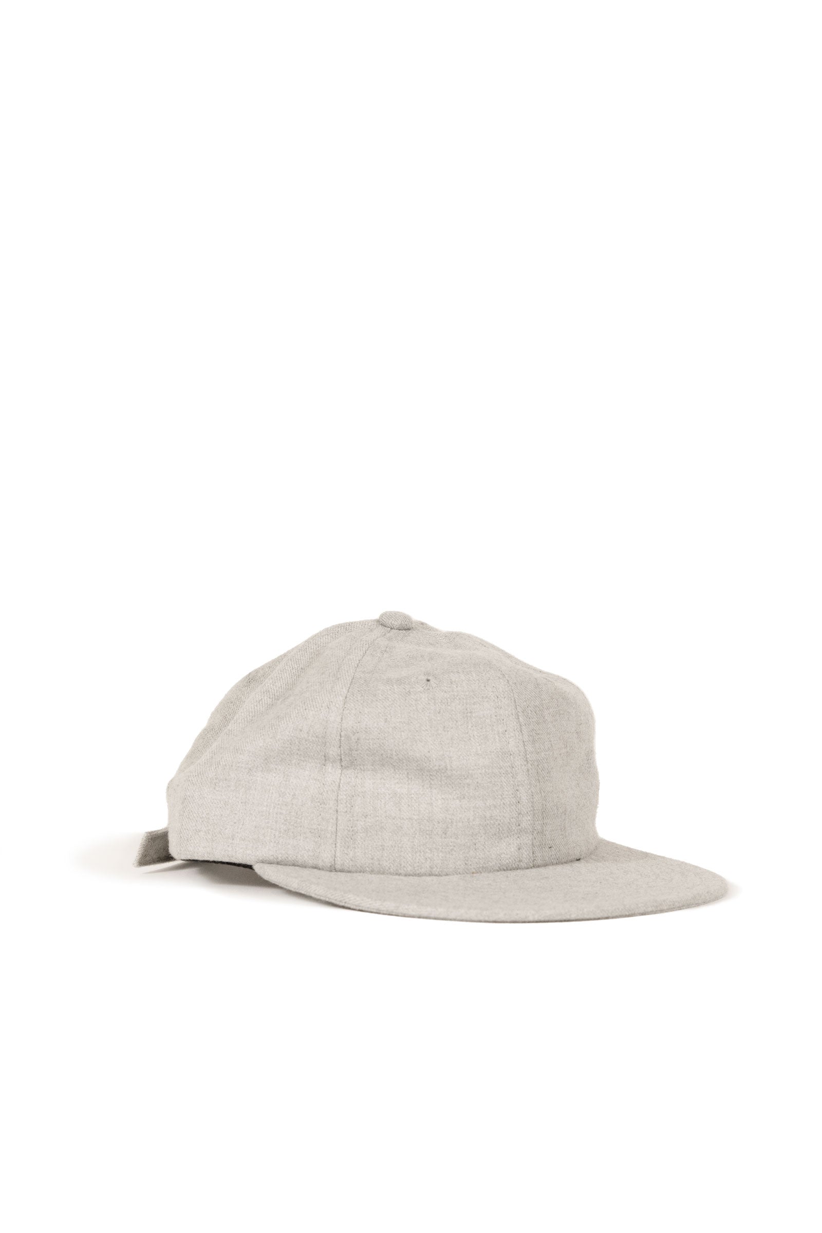 Lite Year Wool Serge 6 panel Cap - Heather Grey