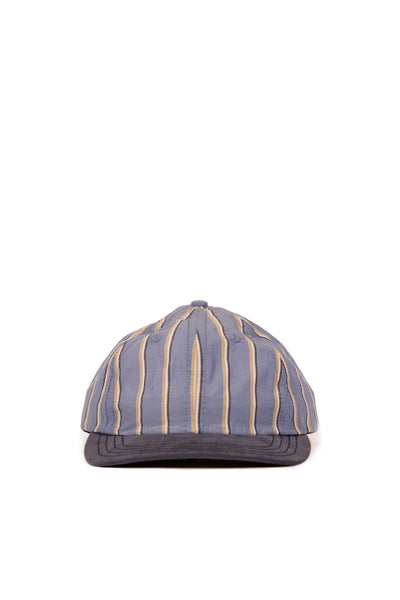 Lite Year Baseball Stripe/Tencel™ 6 panel cap - Blue/Navy