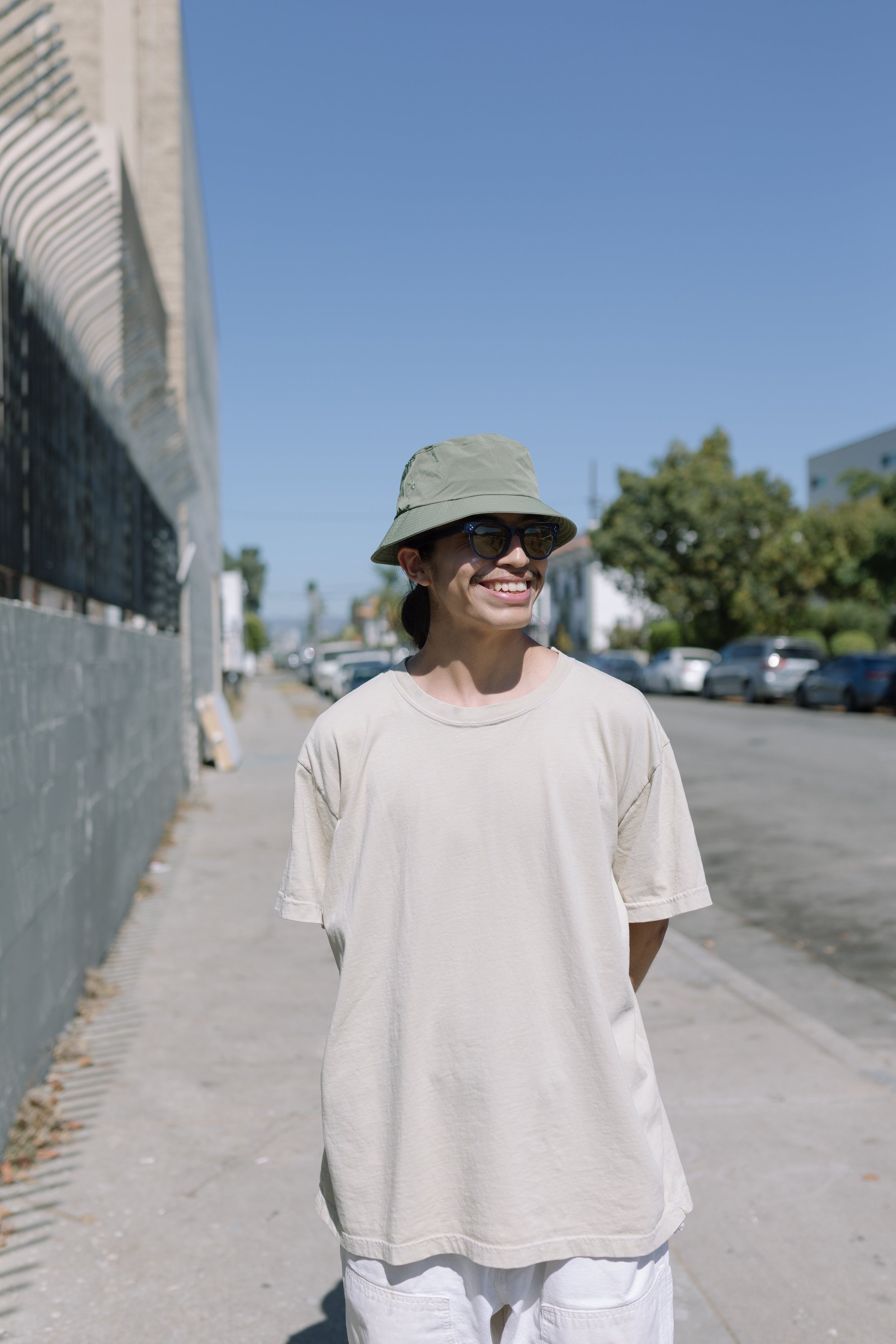 Lite Year Mini Check Bucket Hat - Varsity Blue