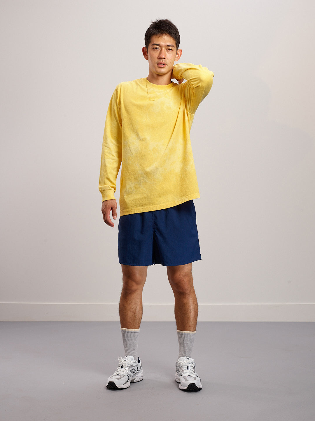 Lite Year Long Sleeve Tee - Cloudy Washed Yellow